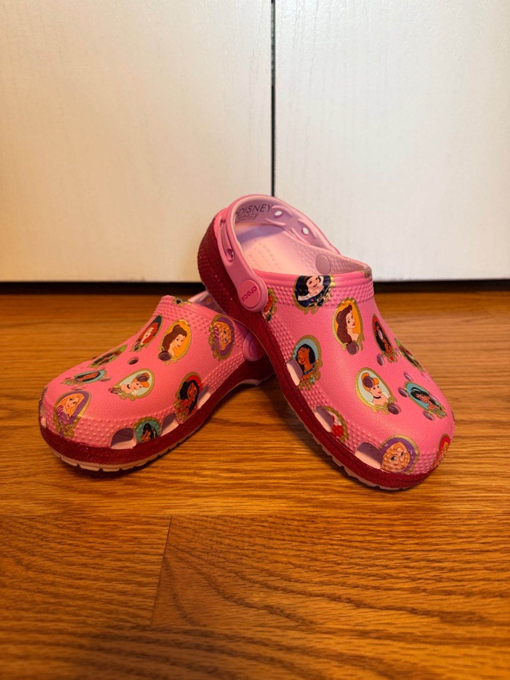 Kids Pink Disney Princess Clog Shoes